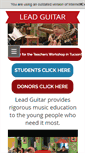Mobile Screenshot of leadguitar.org