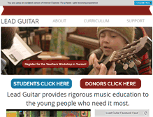 Tablet Screenshot of leadguitar.org